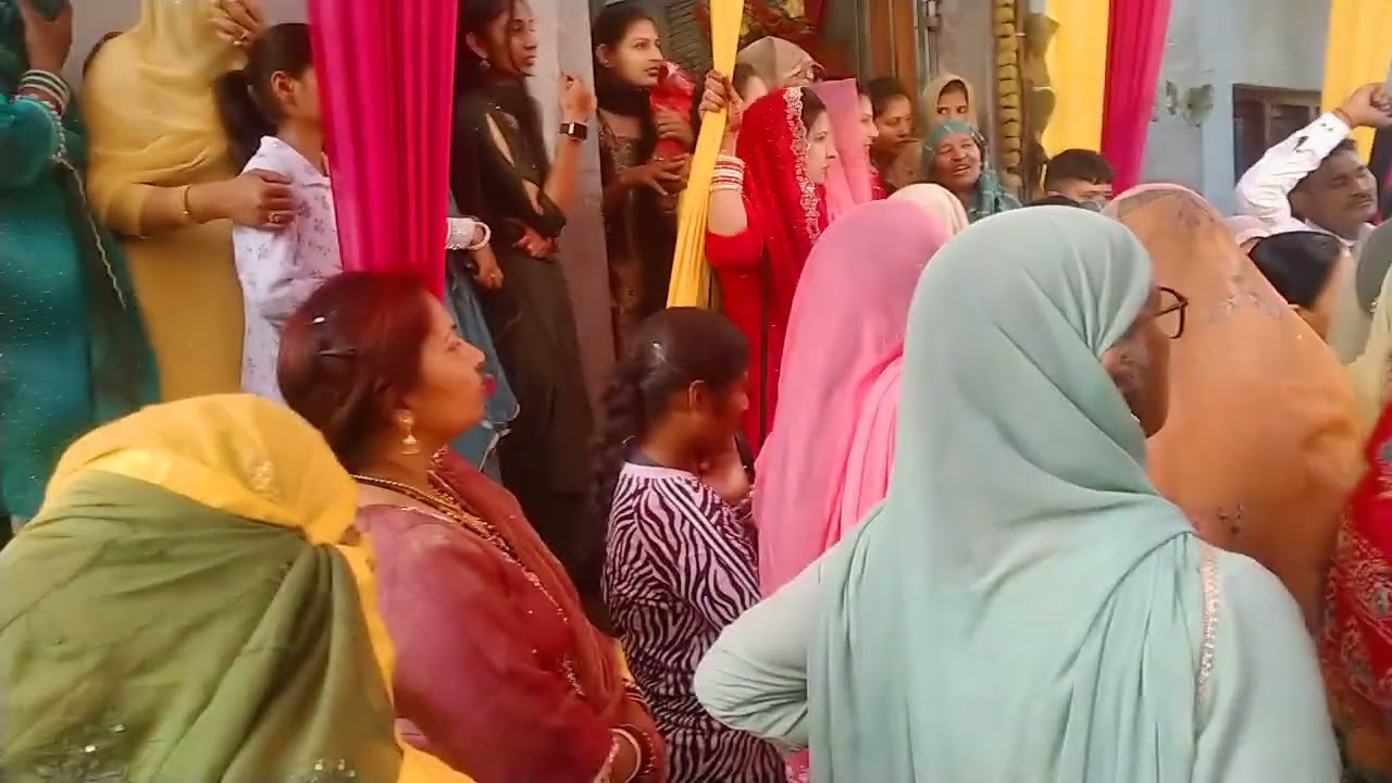 बरात का किया स्वागत ।।  अगवानपुर की मंडली  ।।