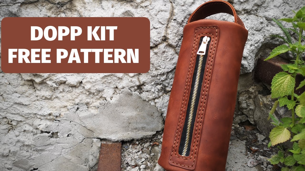 Leather bag making in leathercraft. Free pattern for bag