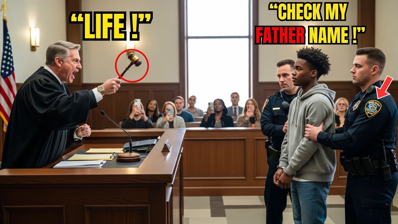 “Life.” — The Judge Says It… Then the Black Teen Calls His Dad: the U.S. Attorney General