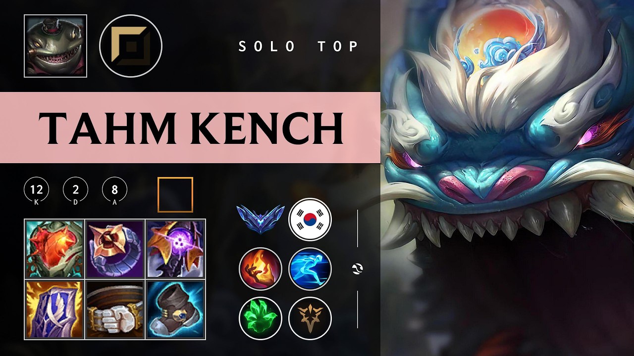 Tahm Kench Top vs Pantheon - KR Diamond Patch 26.03