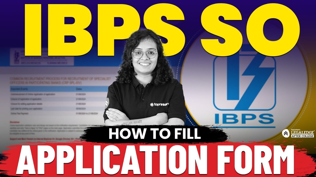 IBPS SO Form Fill Up 2024: Step-by-Step Application Process & Complete Form Filling📝🔍