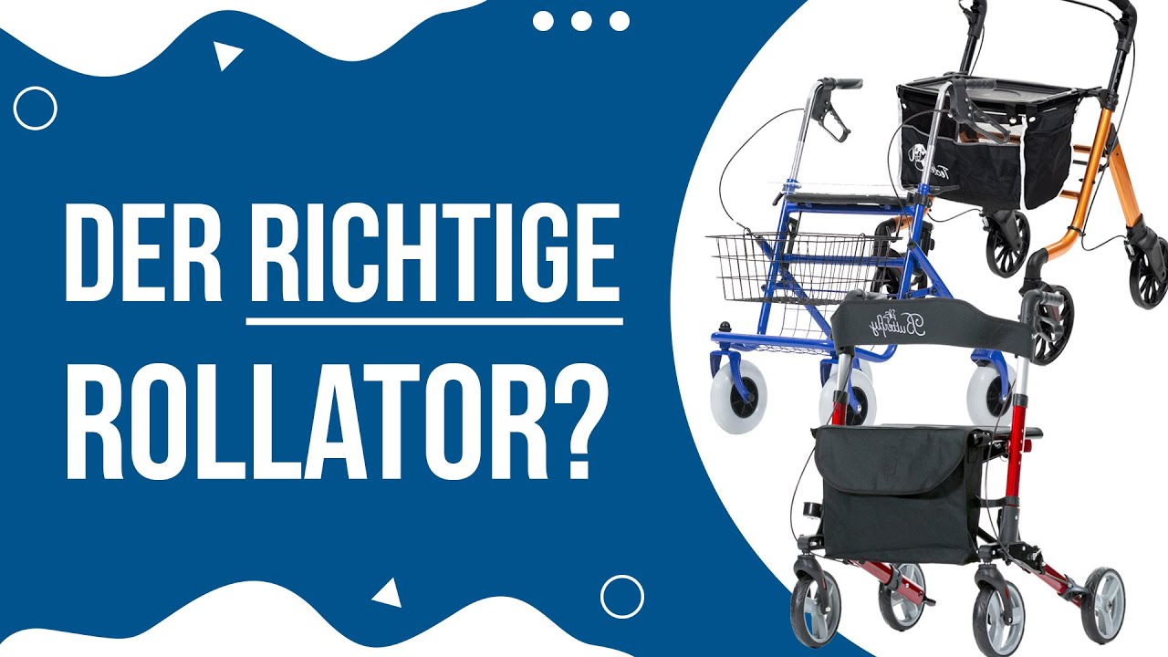 Welcher Rollator ist der richtige? Die besten Modelle 2024 🔥😍
