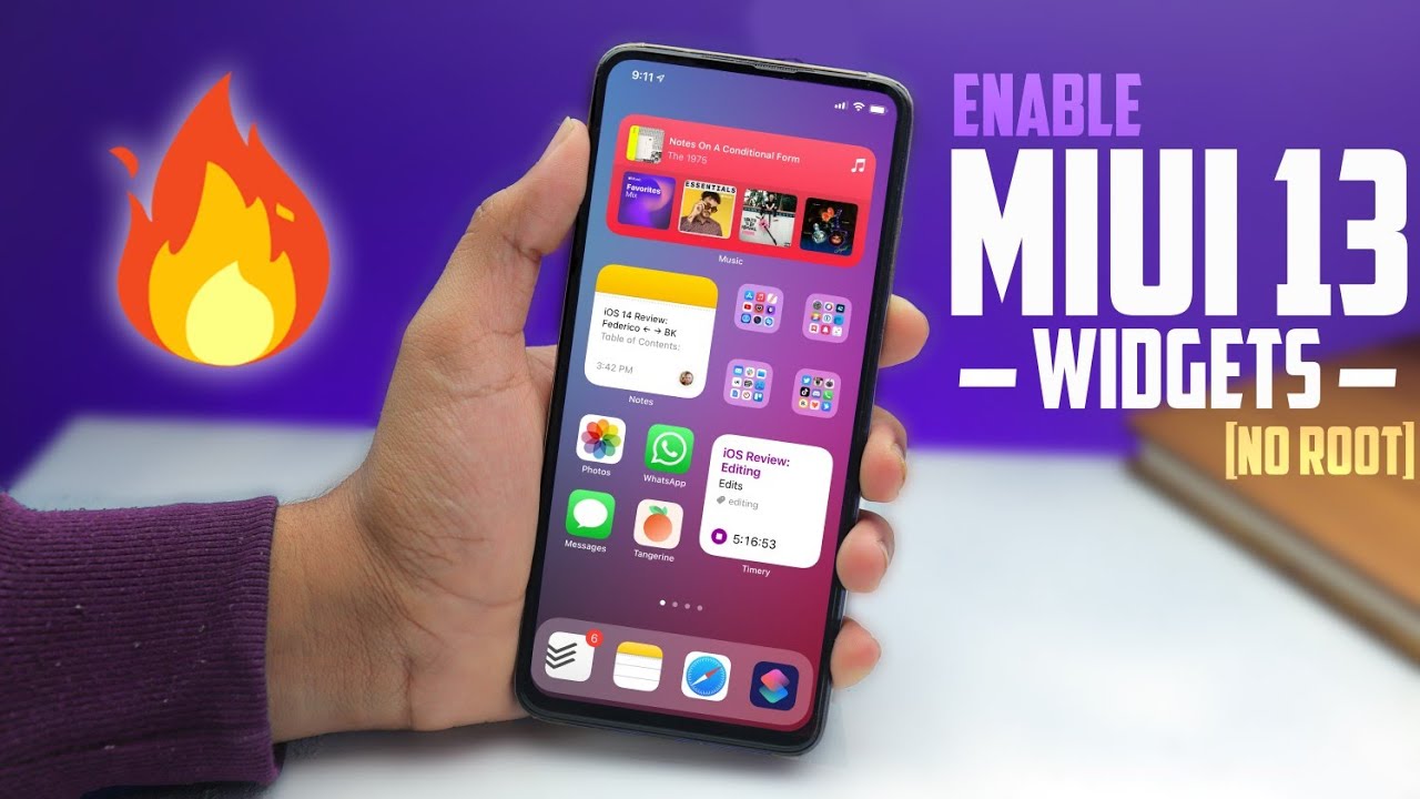 Как включить виджеты MIUI 13 на телефонах Xiaomi/Redmi? [Без рута]