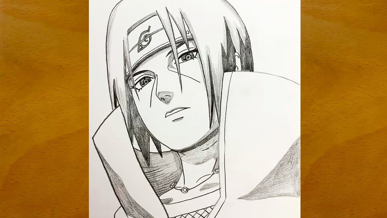 Anime drawing | How to Draw Uchiha Itachi | step by step | draw anime | Naruto | Itachi Uchiha