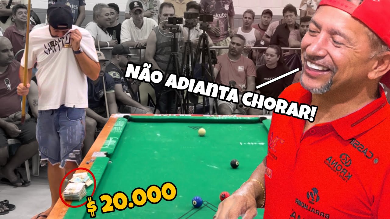 O BRUXO COLOCOU ADVERSÁRIO PRA TREMER NO PANO VERDE? | O SALÃO PAROU PRA VER ESSE JOGO