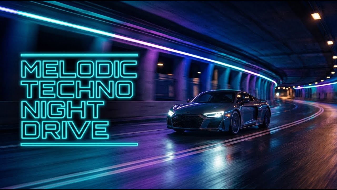 Melodic Techno Night Drive 2026 | Dark Atmospheric Grooves for Midnight Highway Cruising Vibes