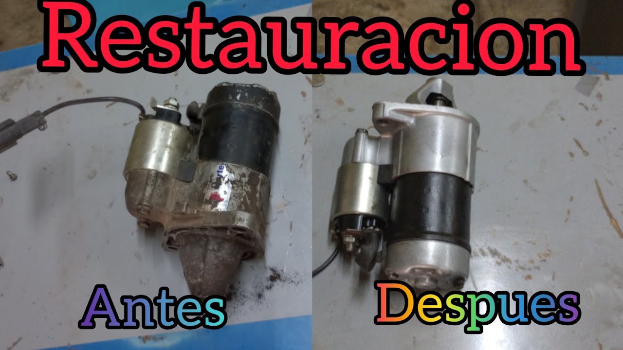 como darle servicio a un motor de ARanke o alternador y reconstruccion