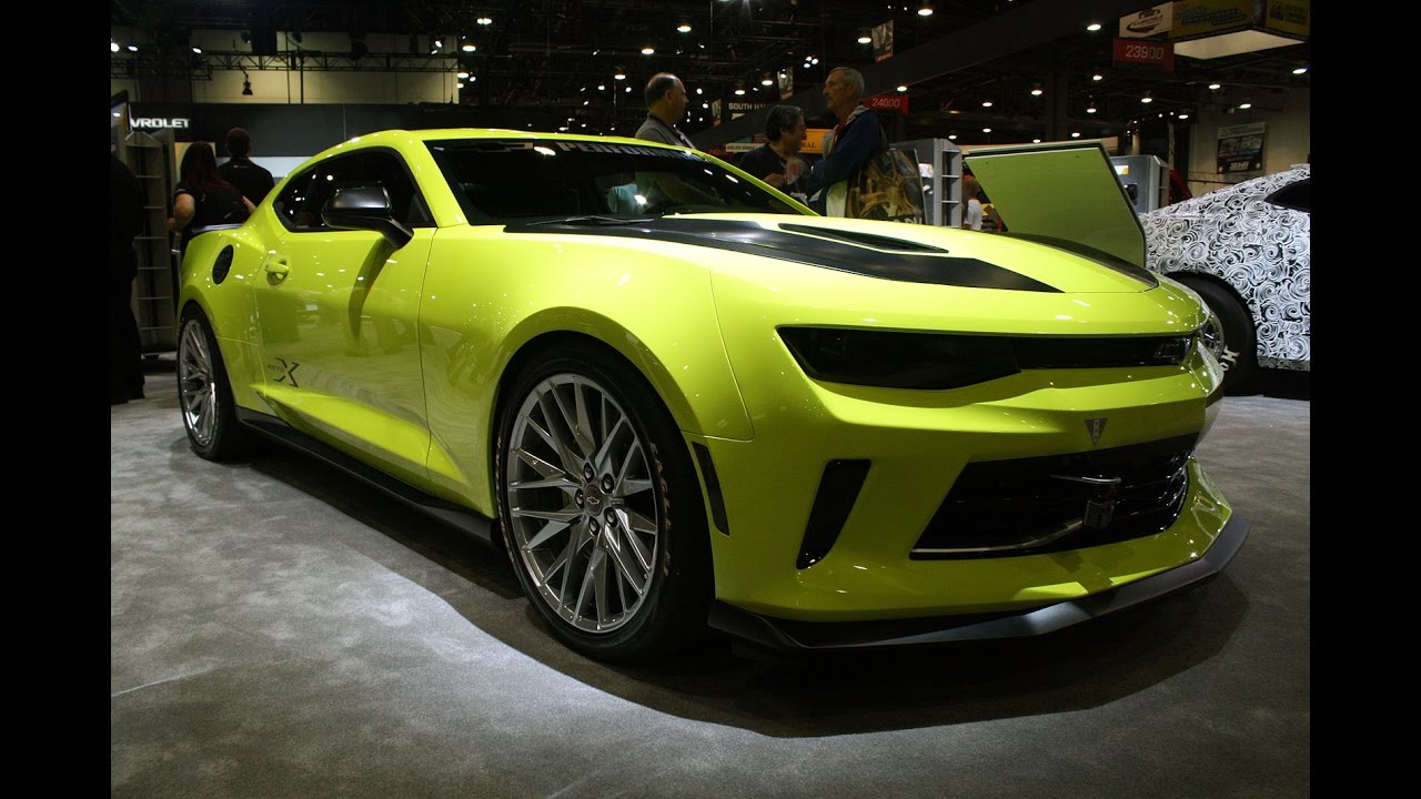 Chevrolet Camaro COPO, Turbo AutoX and Slammer Concepts - 2016 SEMA Show