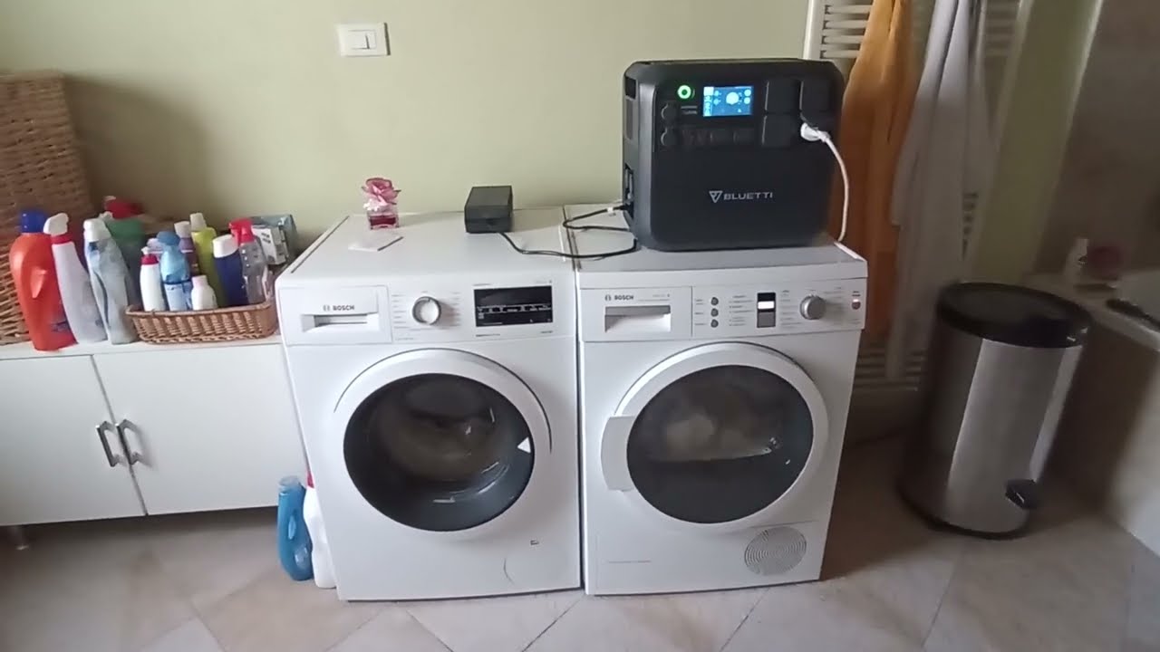 Bluetti AC200Max in lavanderia