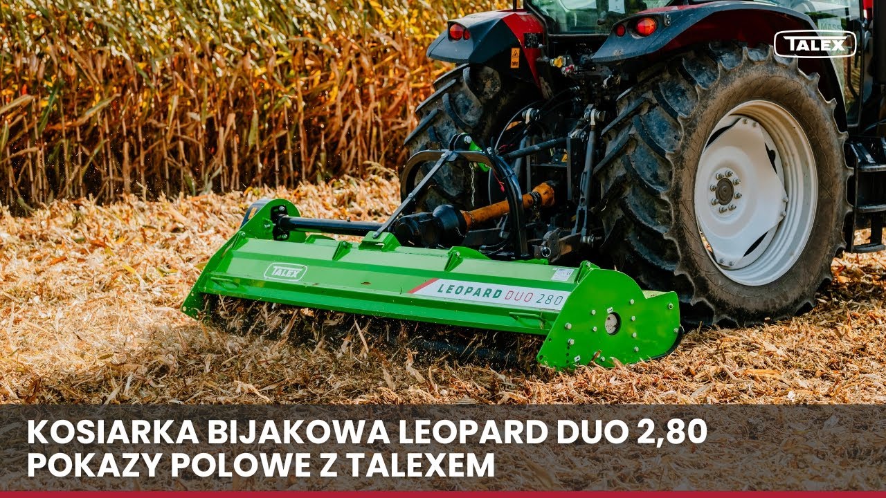 Talex Kosiarka Bijakowa Leopard DUO 2,80 - Pokazy polowe.