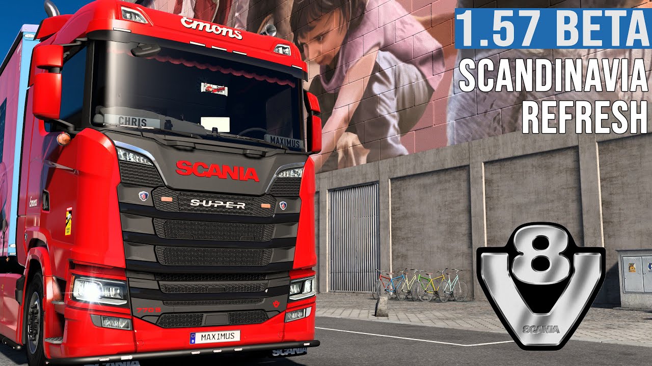 ETS2 1.57 NEW Scania 770S V8 Power im Einsatz [3051] EURO TRUCK SIMULATOR 2