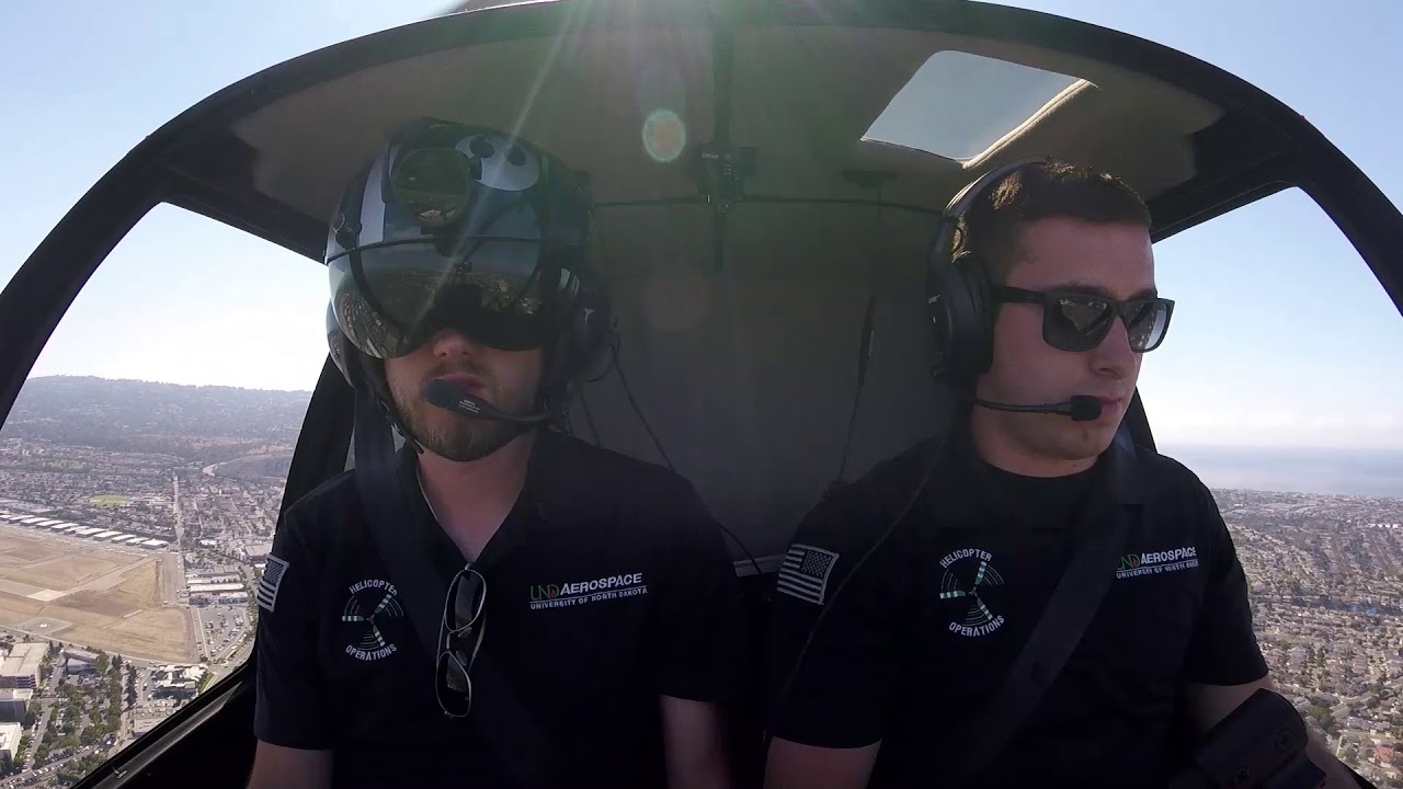 R44 Ferry Flight- Leaving the Robinson factory in Torrance, CA