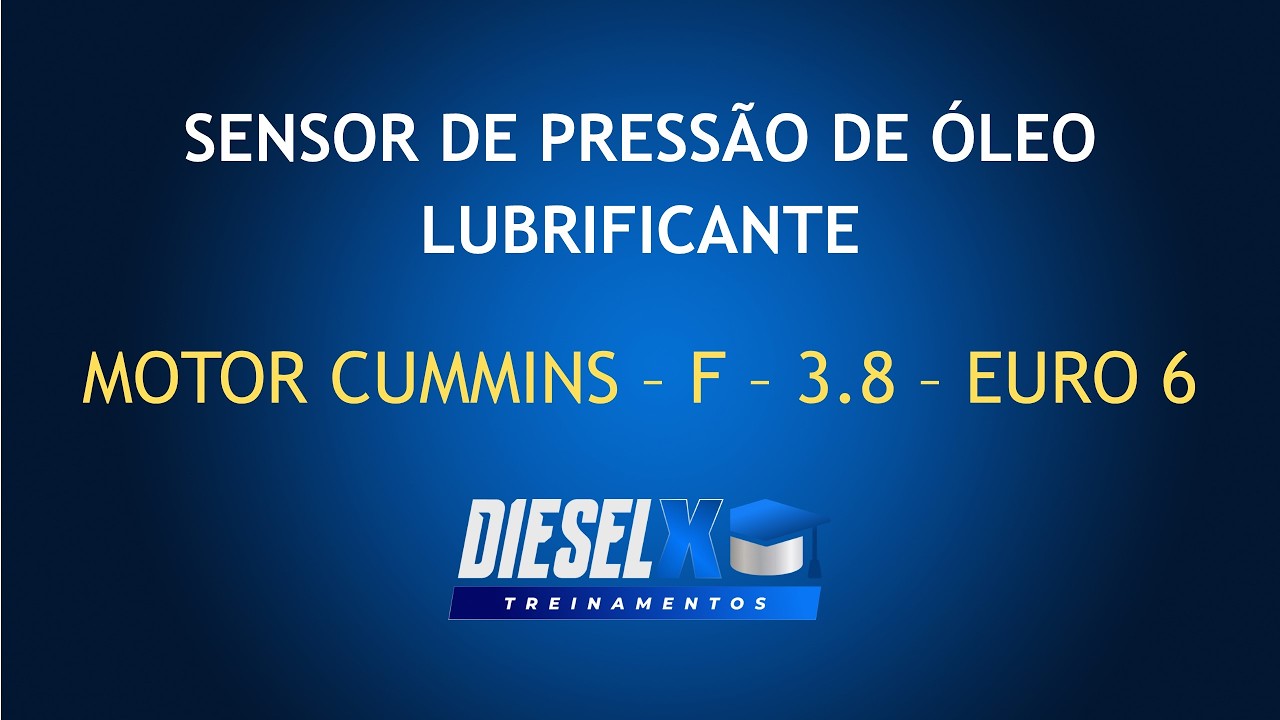 SENSOR DE PRESSÃO DE ÓLEO  LUBRIFICANTE CUMMINS 3 8 E6 V2
