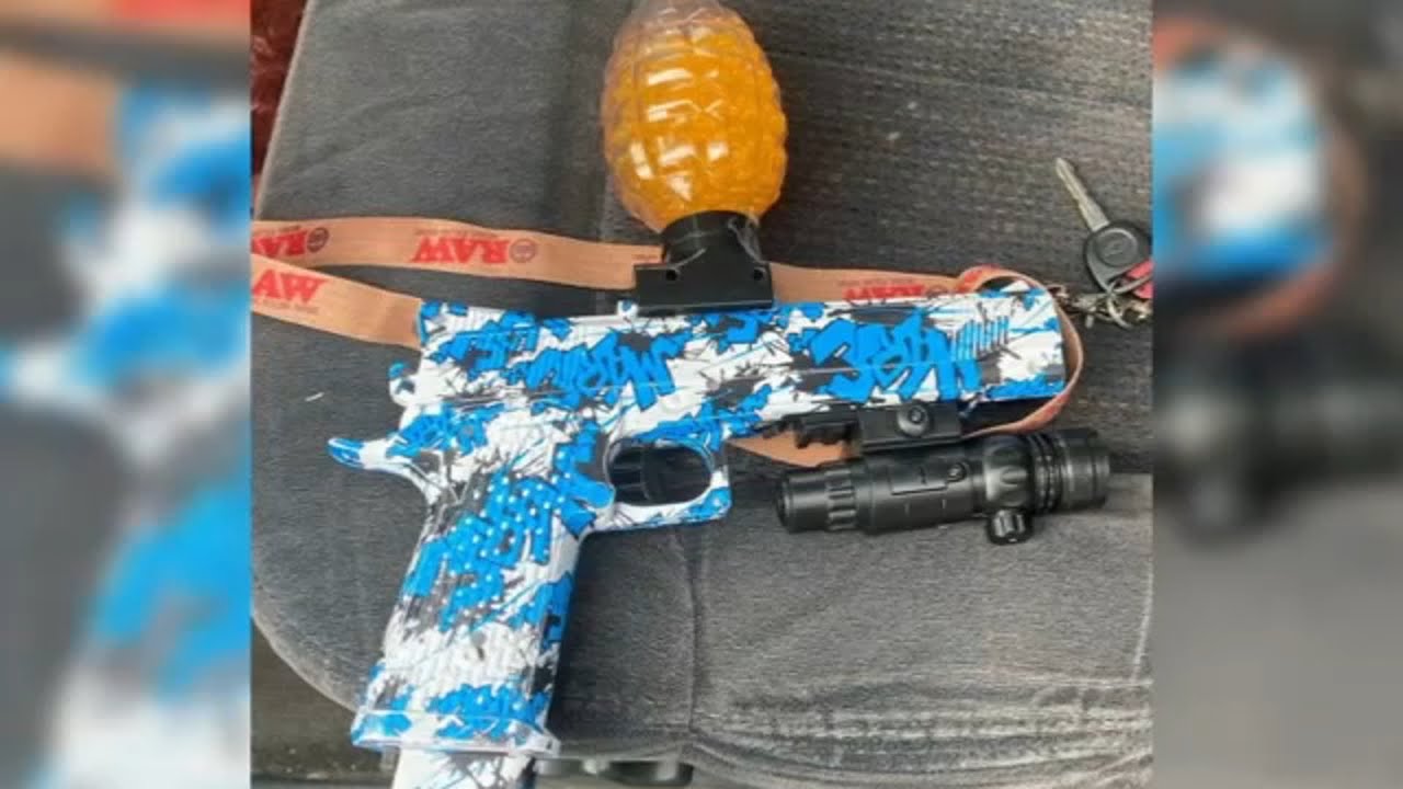Police warn gel blaster toy gun social media trend can be dangerous
