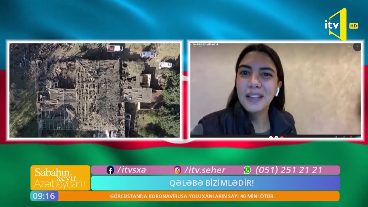 “CNN Türk”ün müxbiri Fulya Öztürk ilə Gəncə hadisələrindən danışdıq