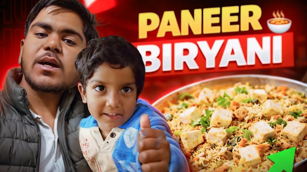 Aaj Ghar Par Banayi Tasty Paneer Biryani 😘 Kha Ke Maja Aa Gaya 