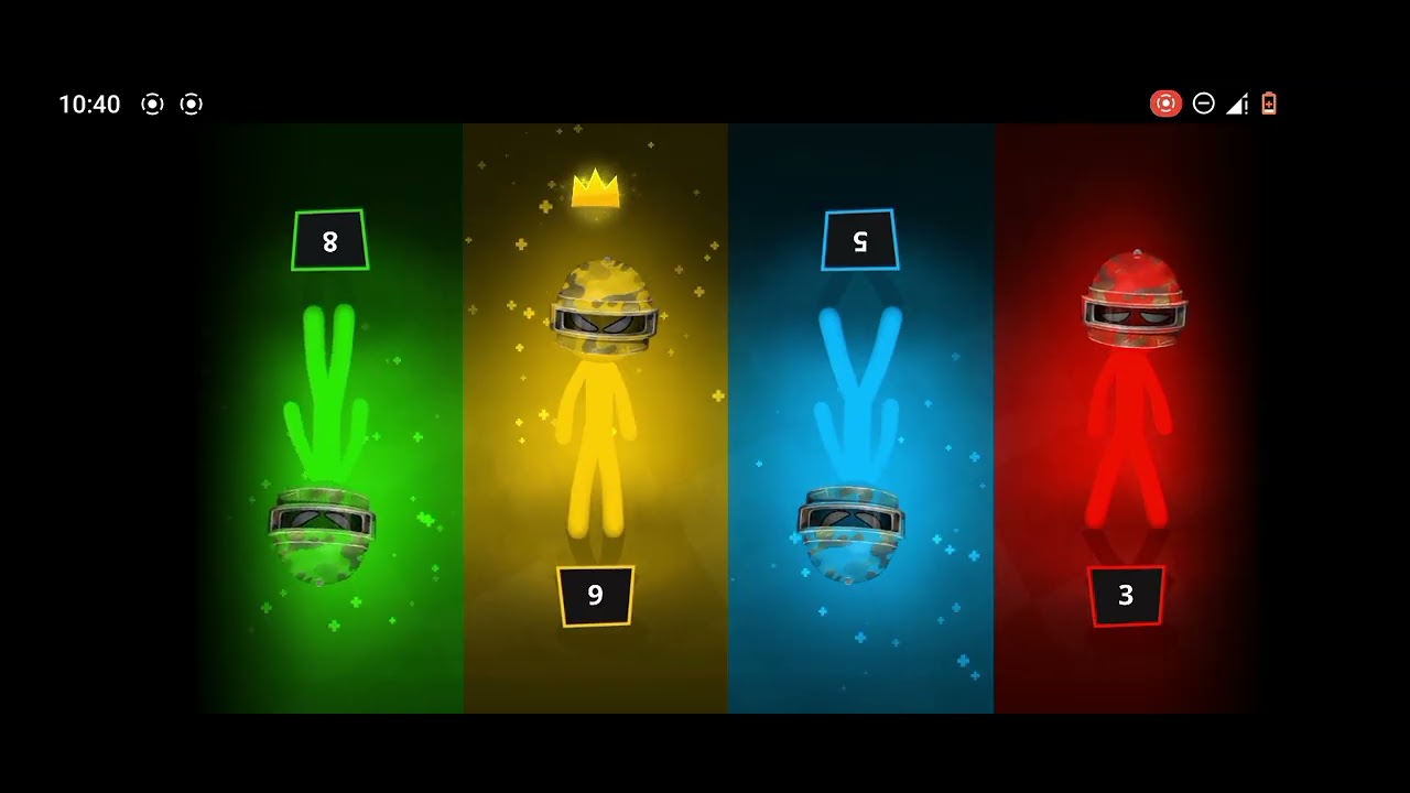 Joguei 9 jogos no stickman partie