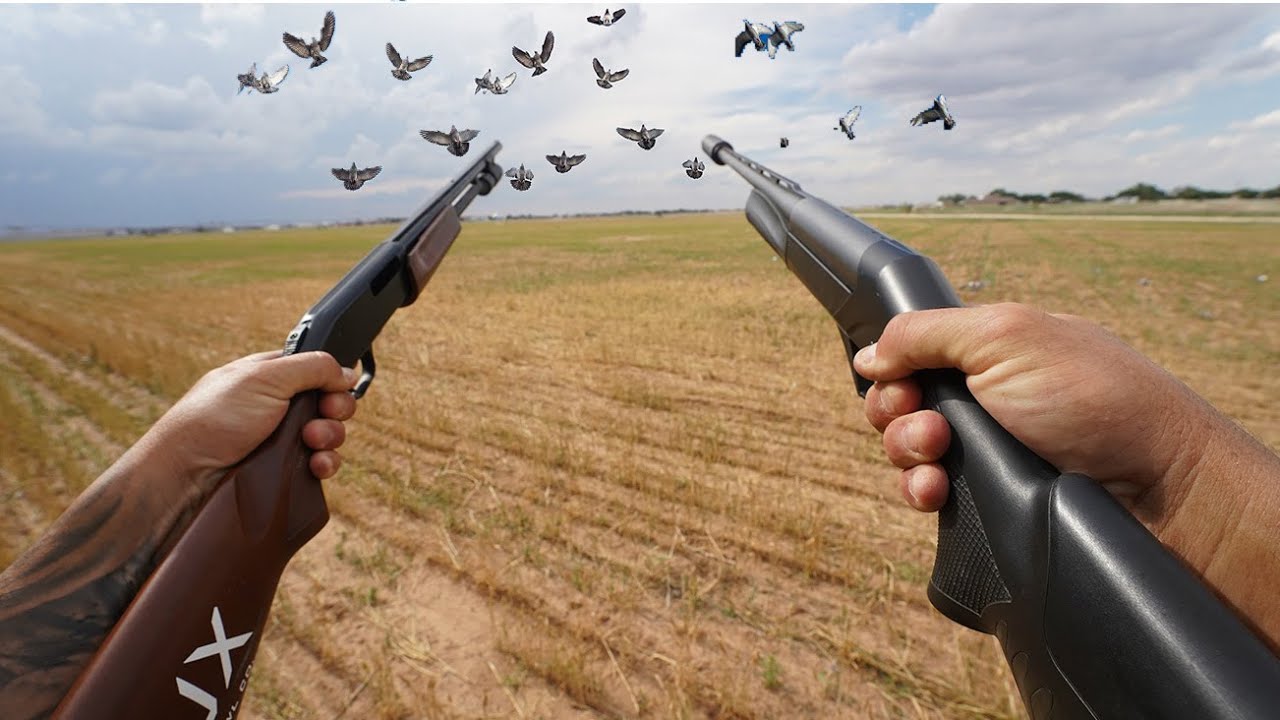 Pump Action .410 Pigeon Hunt! I Hate Pump Shotguns...