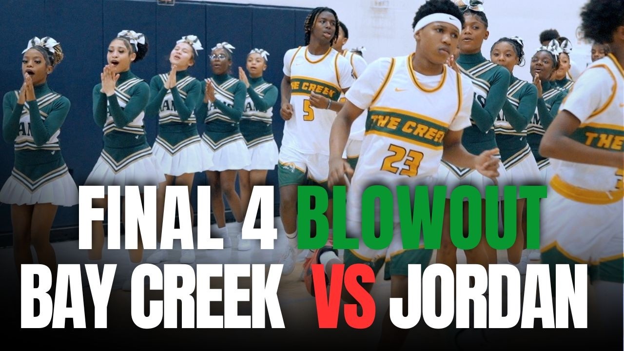 FINAL FOUR BLOWOUT 😳 Bay Creek Runs Through Jordan Middle School | Eastern Division