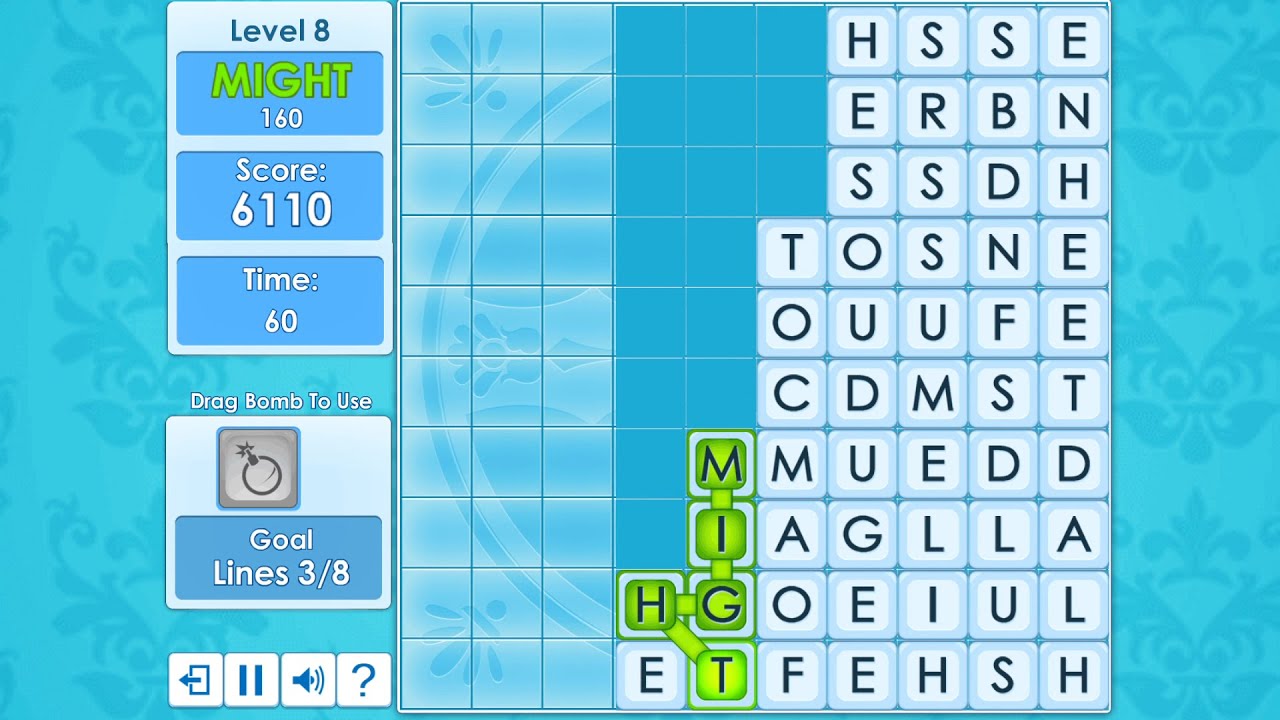 Classic Word Wipe - Gameplay