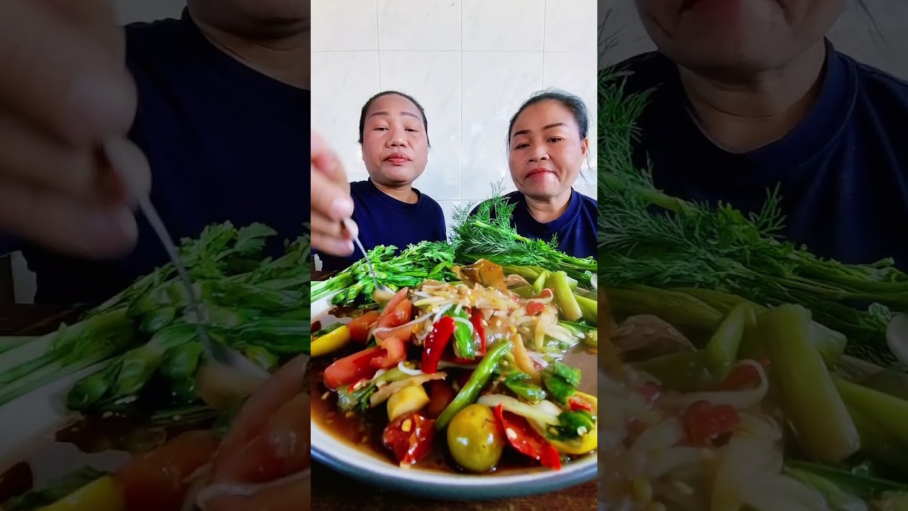 กินตำกุ้งเผ็ดๆน้ำตำนัวๆอร่อยแซ่บๆจ้า 23/1/69