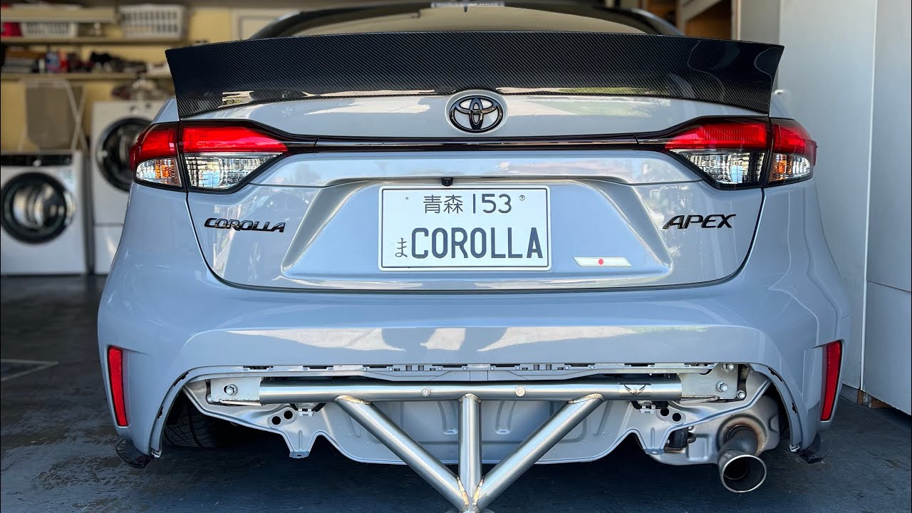 E210 Corolla Rear Spoiler / Ducktail Installation Guide (2019 - Present) Sedan