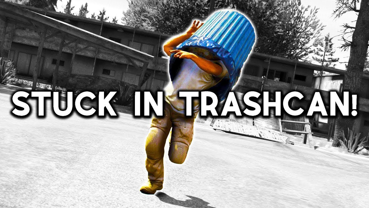 HEAD STUCK IN TRASHCAN! | GTA 5 ROLEPLAY