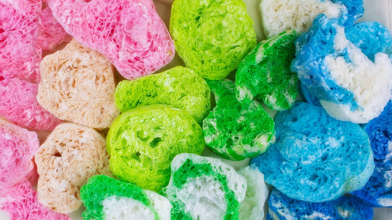 МЫЛО ИЗ МИКРОВОЛНОВКИ АСМР 🌈 Воздушное пористое и хрустящее🤤 РЕЛАКС ДЛЯ СНА 😴