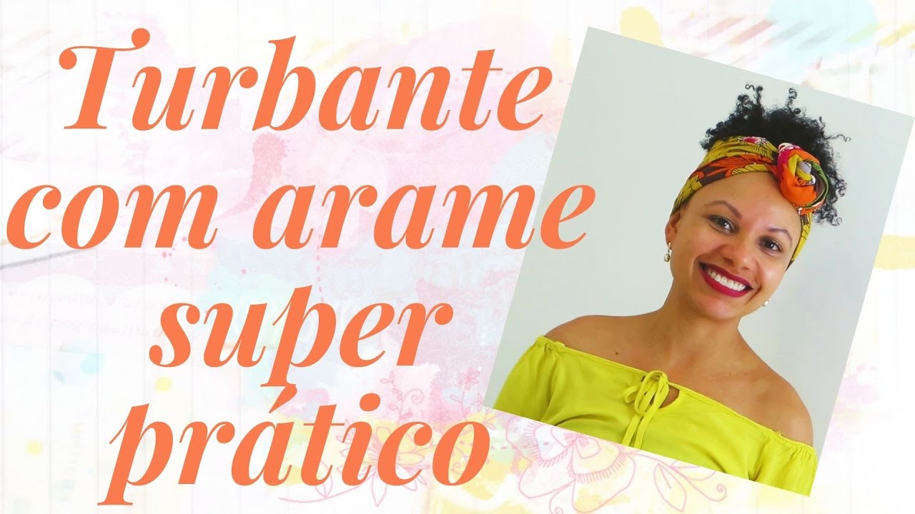 Turbante com Arame muito fácil de fazer| Maria Rocha