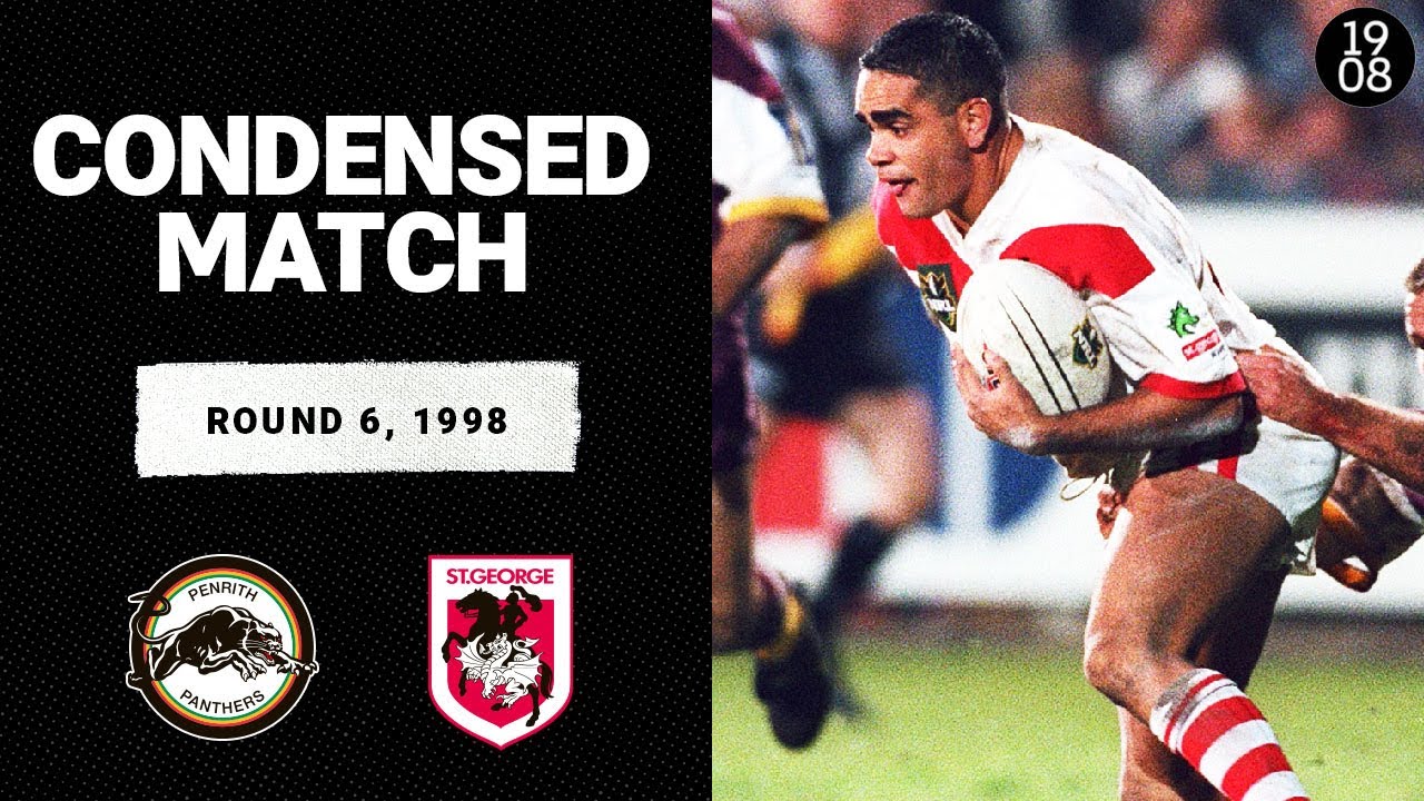Penrith Panthers vs. St George Dragons | Round 6, 1998 | Condensed Match | NRL