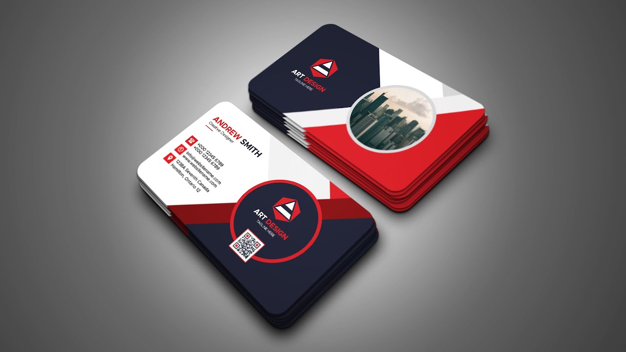 How to Create A Creative Business Card Design in Photoshop CC 2022