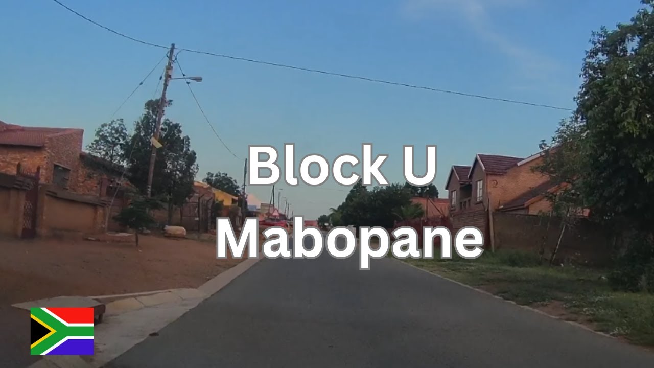 Driving Through Block U Mabopane | Township Streets & Local Life | Driving In South Africa