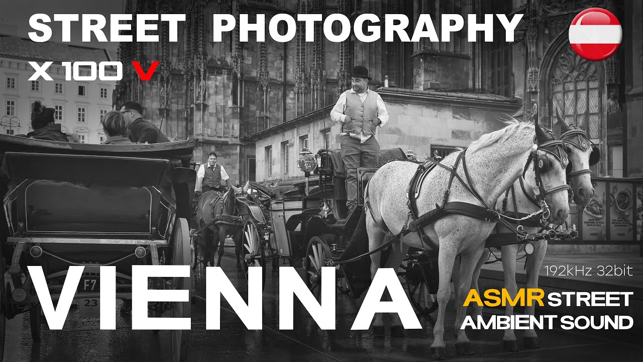 Vienna ASMR City Street Sounds 🇦🇹 Urban Ambience & Street Photography 4K Fujifilm X100V