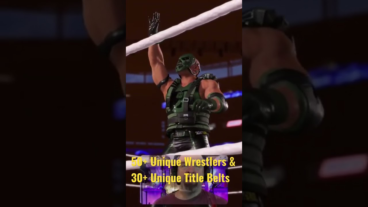 WWE 2k23 CAW Showcase Eagle Star All New Character Model #shorts