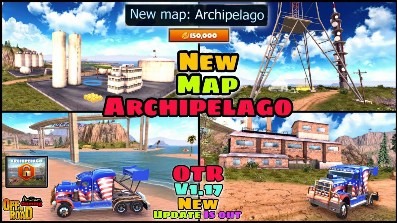 Off The Road New Update V1.17 New Map Archipelago😮🔥|| OTR V1.17 New Map Archipelago❤️😍