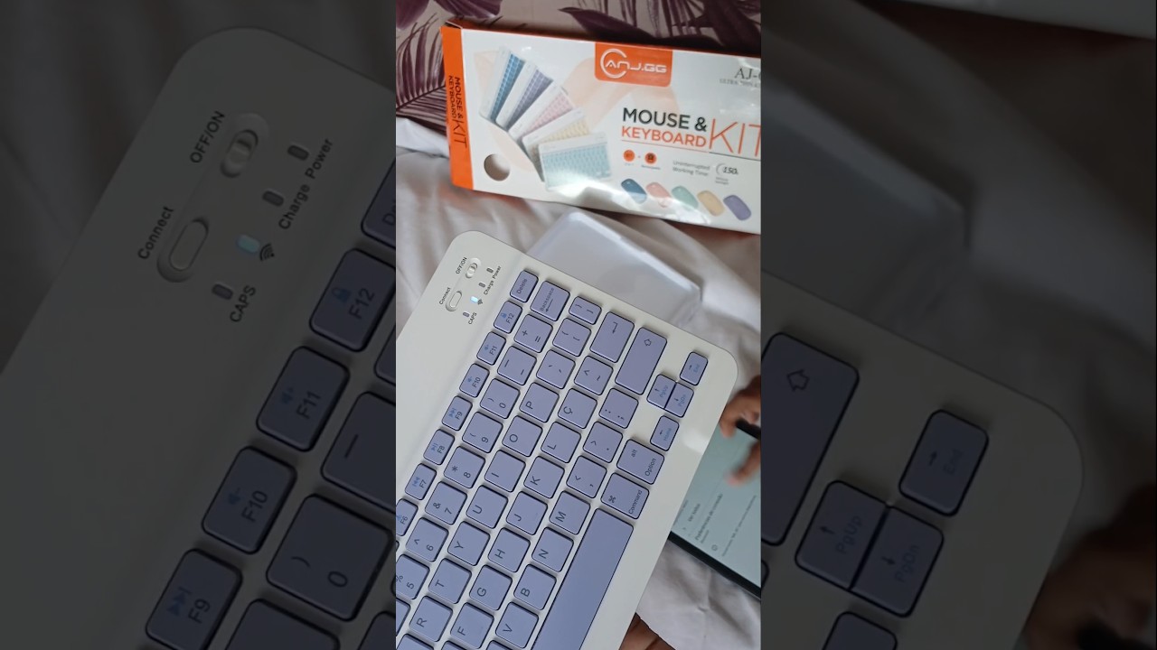 Conectando o meu teclado e mouse via Bluetooth da shopee #shopee#tablet#teclado#mouseviabluetooth