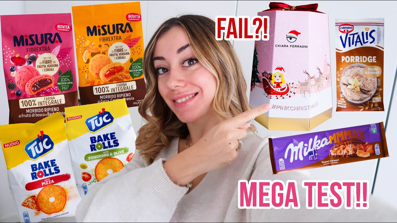 PROVIAMO TUTTE LE NOVITÀ DI NOVEMBRE E IL PANDORO DI CHIARA FERRAGNI!! 😳