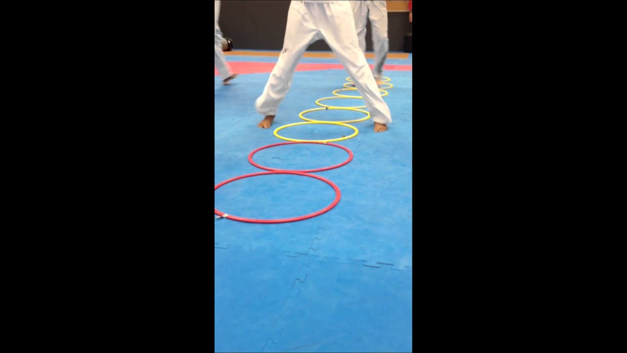 Equipe de France de Taekwondo Echauffement Calixte Richard