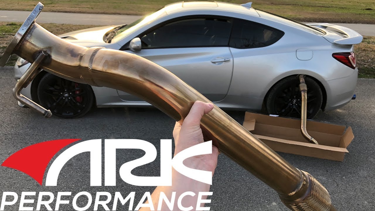 Genesis Coupe ARK Downpipes Install!