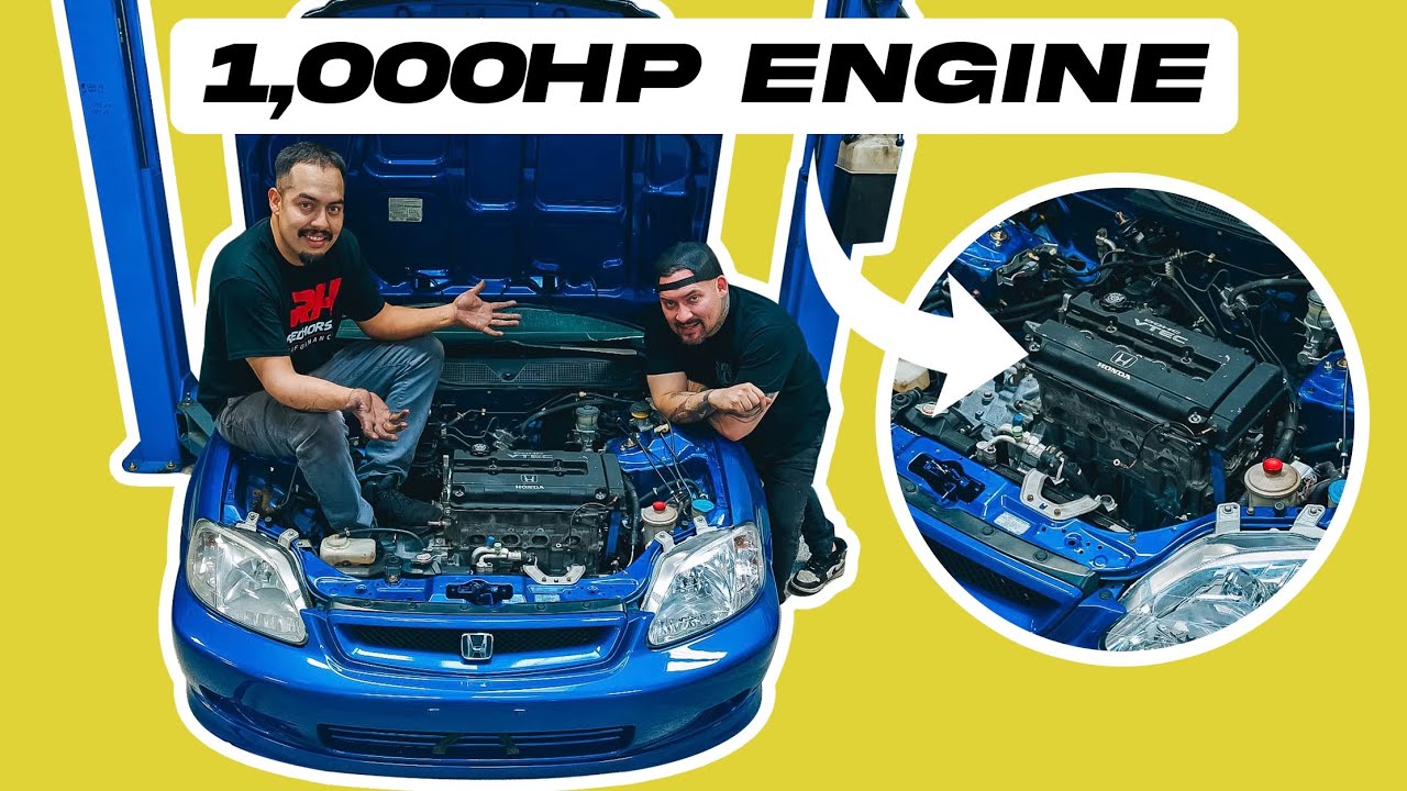 Installing a 1,000HP B Series ENGINE!