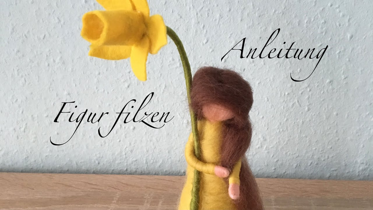 Filzfigur für den Jahreszeitentisch