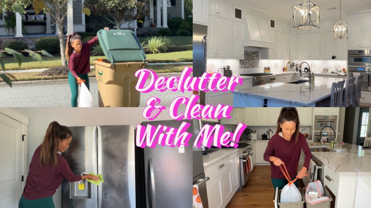 Declutter and Clean With Me || Transforming a cluttered space!