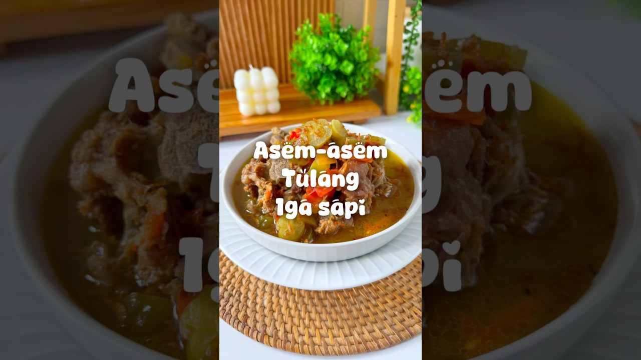 Resep Idul Adha asem-asem tulang iga sapi super seger #resepsimple #asemasemdaging