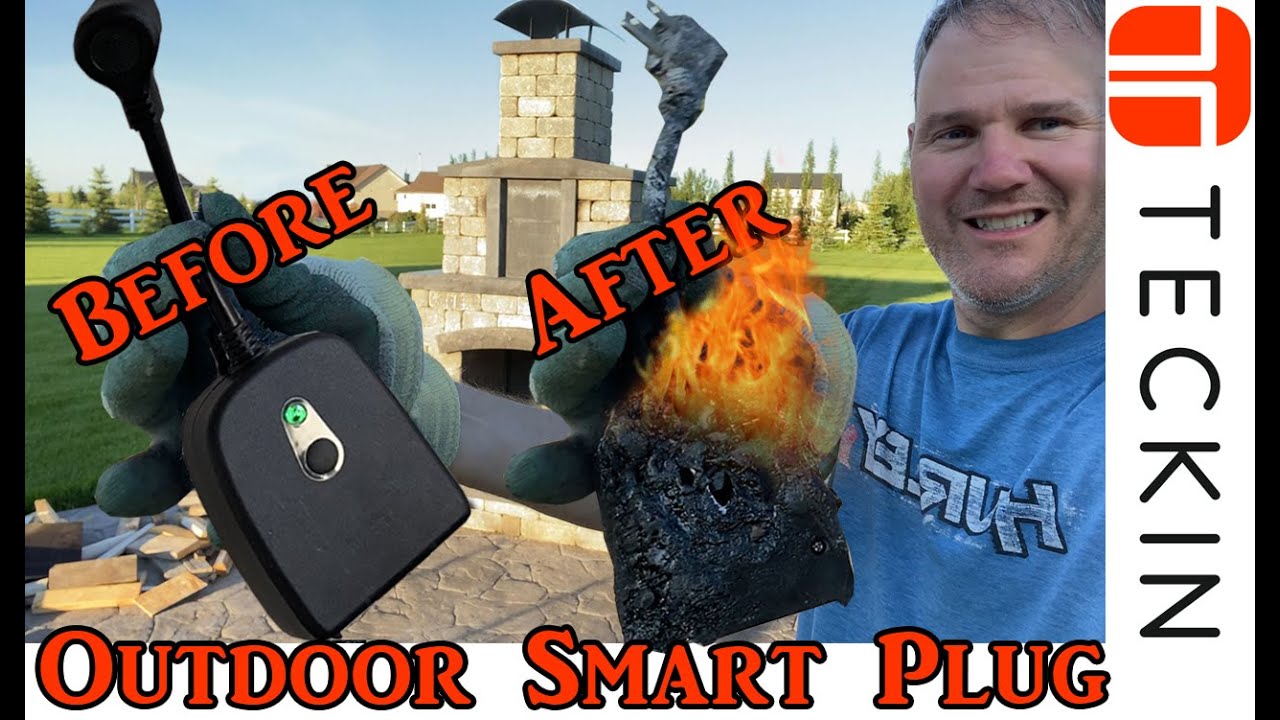 TECKIN Outdoor Smart Plug - Setup - Review - Range Test - Fireproof?