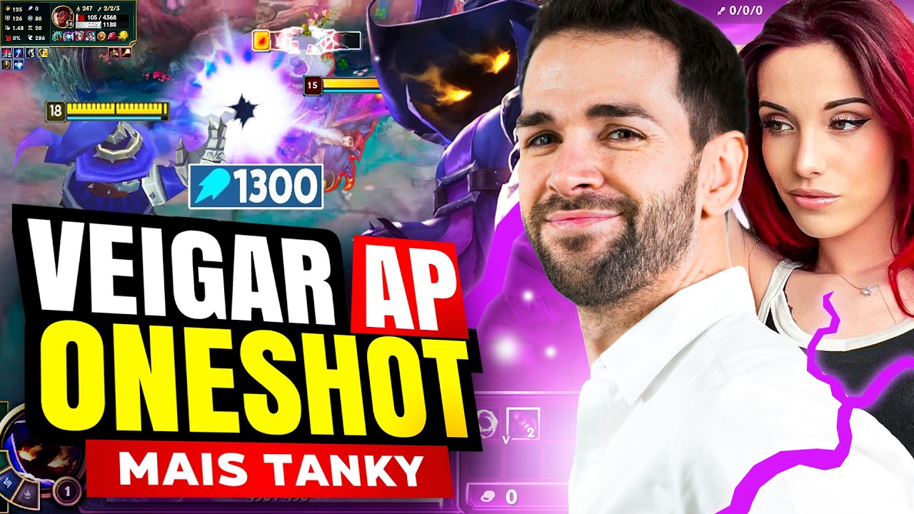 🔥VEIGAR ONESHOT EN 0,2s : 1300 AP MAIS TANKY ! (Avec @lyegaia )