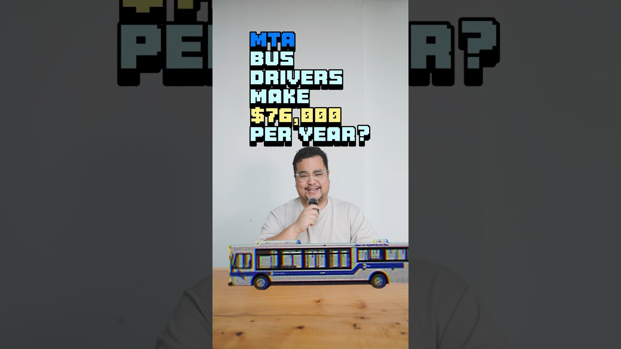 🚎 MTA Bus Drivers make $76,000 per year? #busdriver #jobsearch #salarytransparency #salary #nyc
