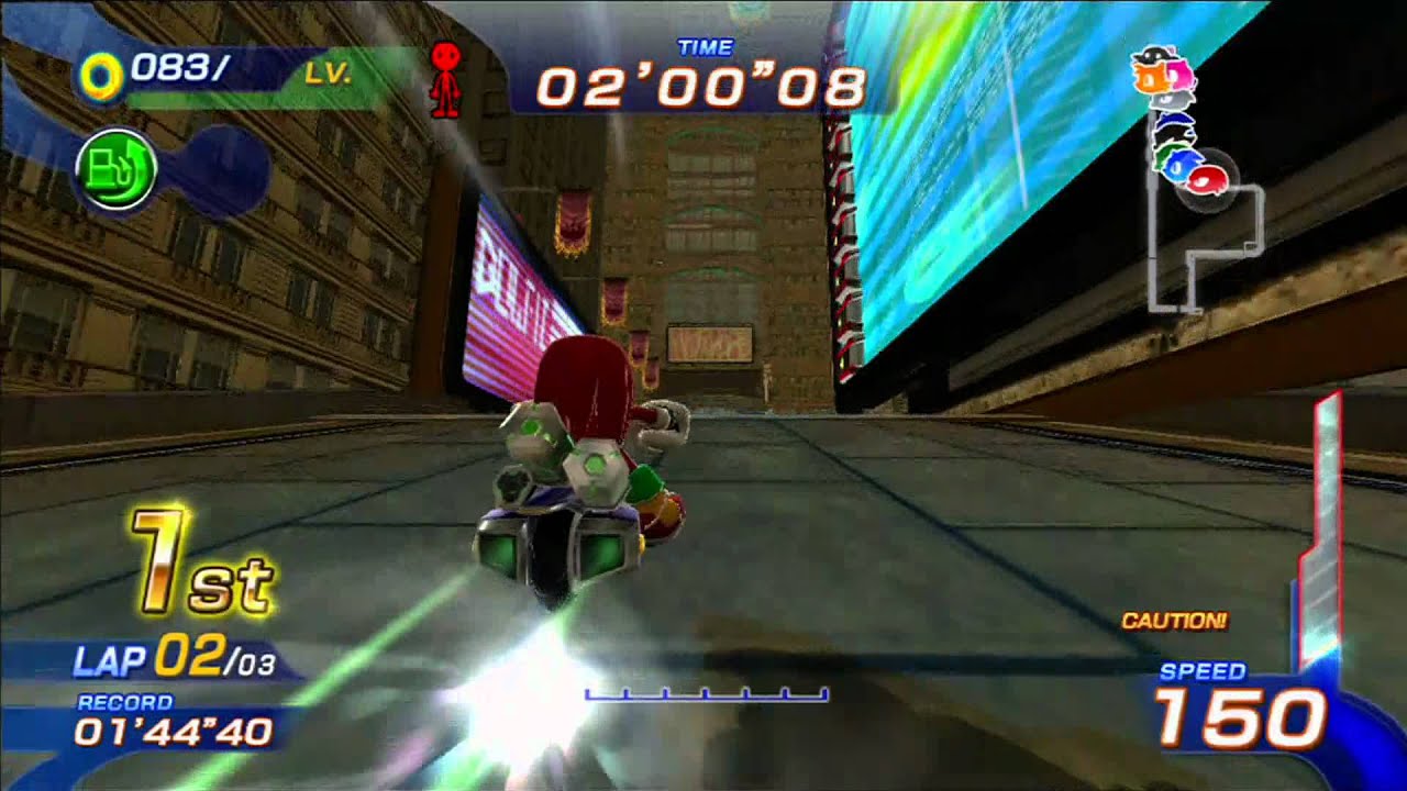 Sonic Free Riders: Metropolis Speedway (Expert / Free Race) [1080 HD]