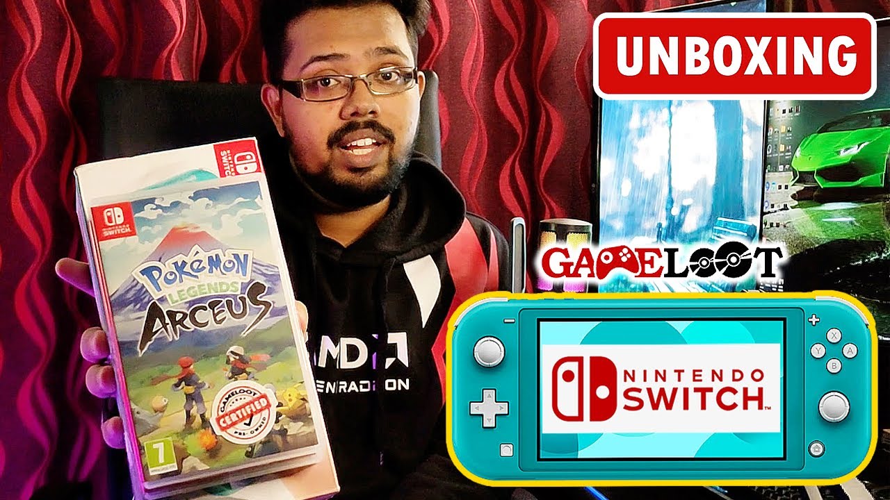 NINTENDO SWITCH LITE CONSOLE UNBOXING - POKEMON,SUPER MARIO