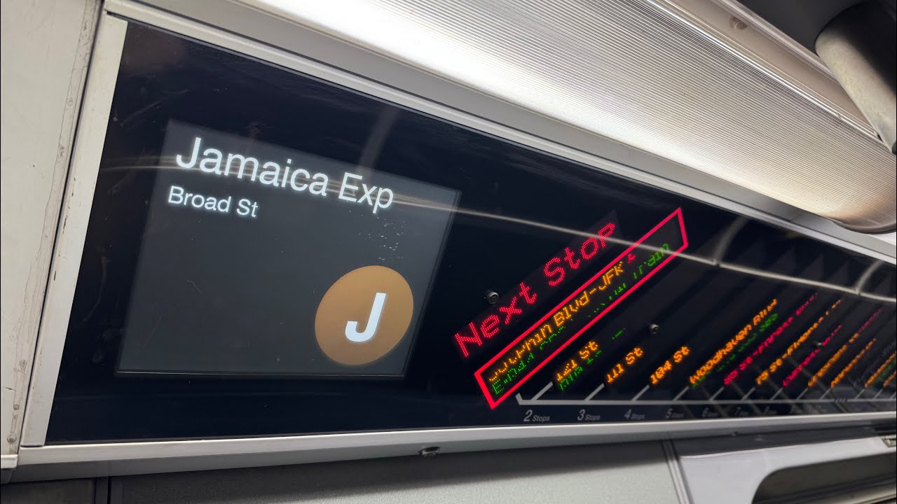 BMT Subway: R160A (J) Express Train Ride from Jamaica Center to Broad Street