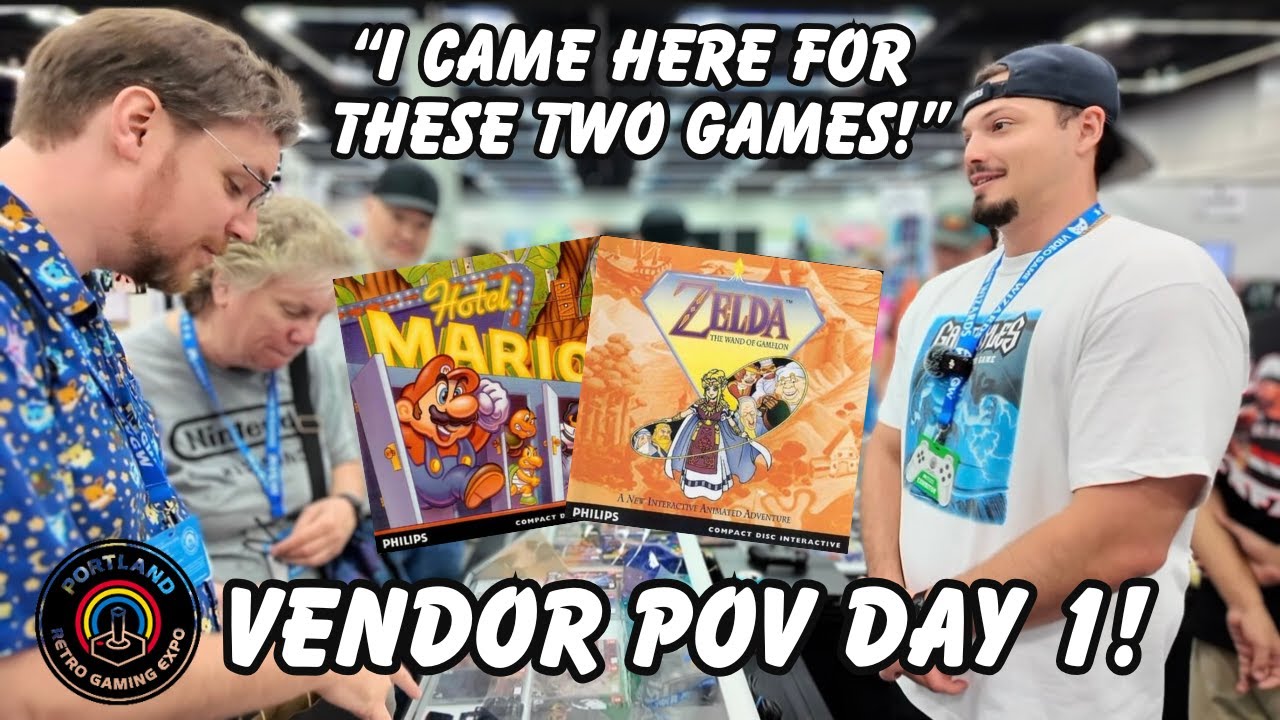I Had EXACTLY What He Came For! Portland Retro Gaming Expo Vendor POV Day 1!